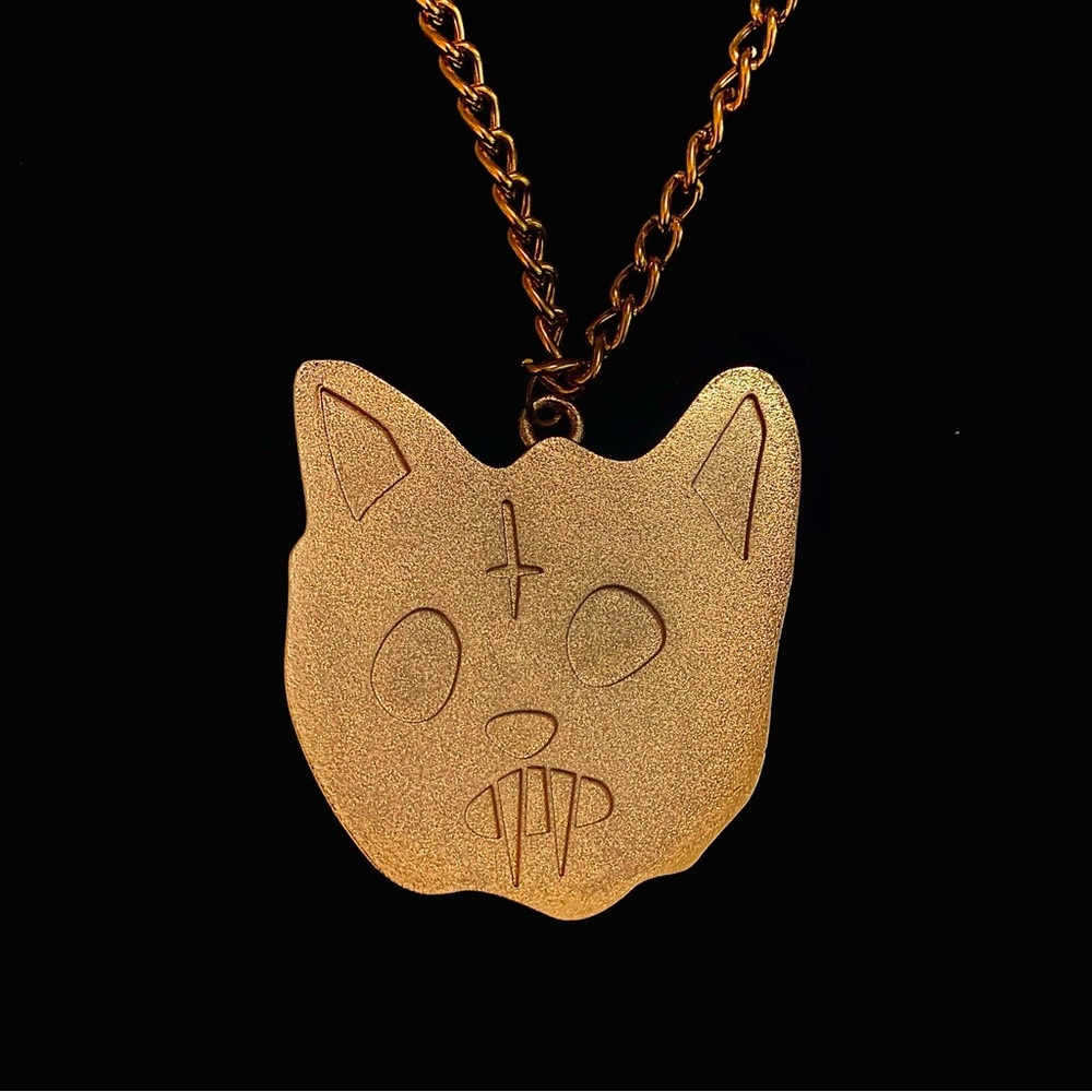 Super RARE Golf Wang - Tyler the Creator Kill Cat Medallion Chain